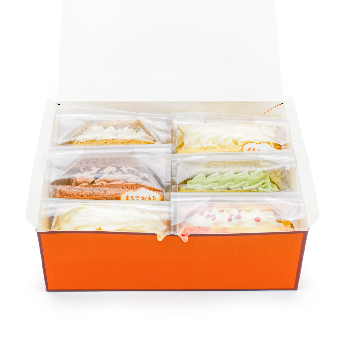 送料無料：もちもち小麦シフォンケーキ「モフォン」アソートセット【6個入】【冷凍便】