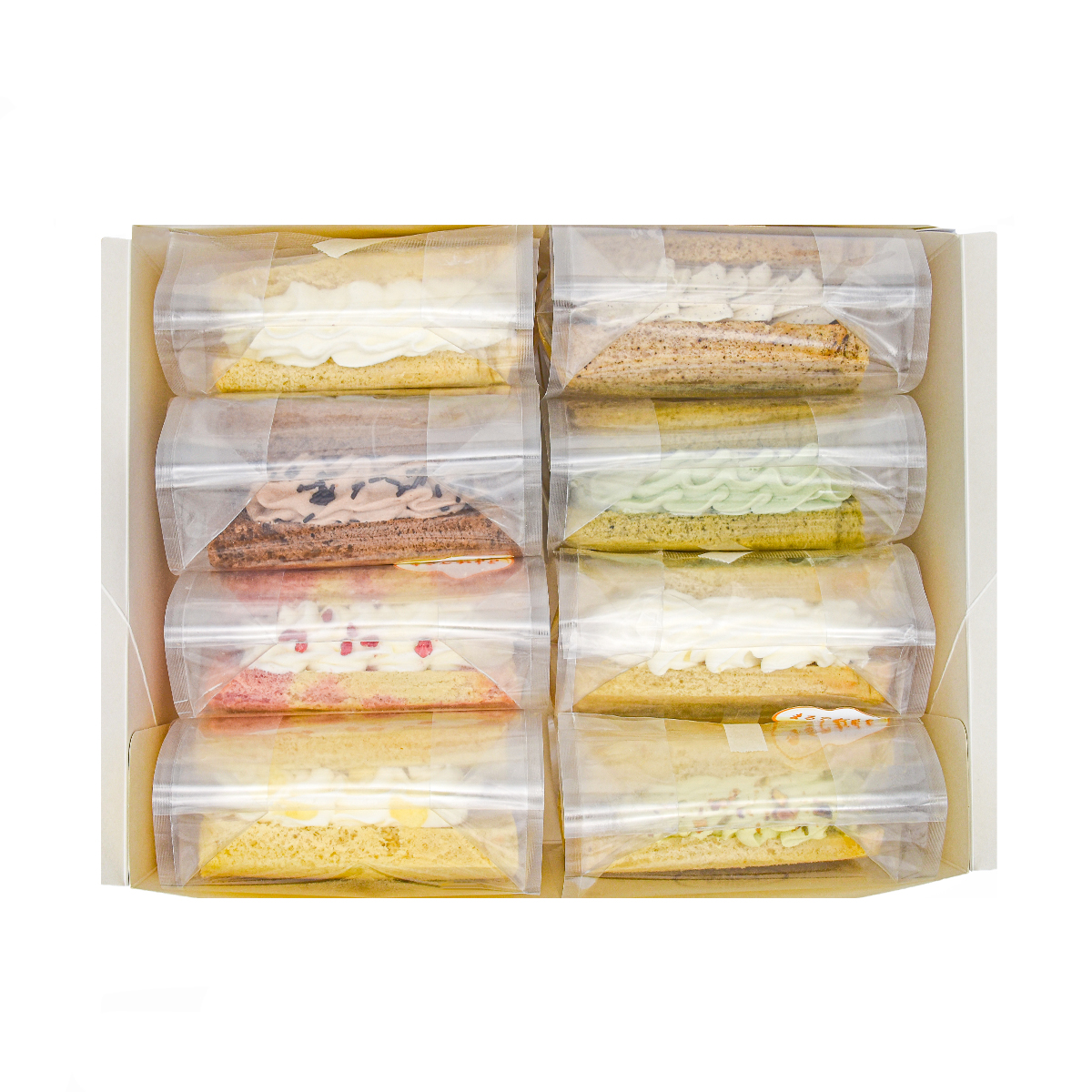 【送料無料】もちもち小麦シフォンケーキ「モフォン」アソートセット【8個入】【冷凍便】