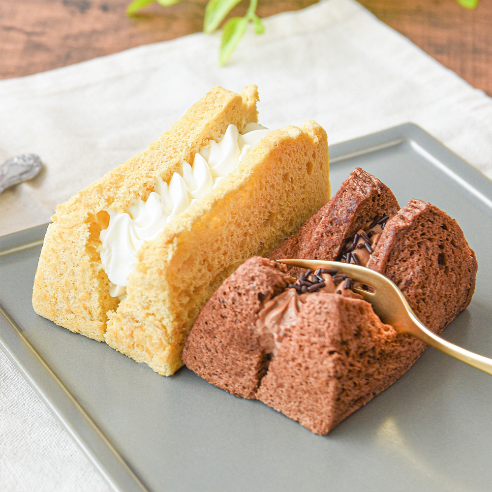 【送料無料】もちもち小麦シフォンケーキ「モフォン」アソートセット【8個入】【冷凍便】